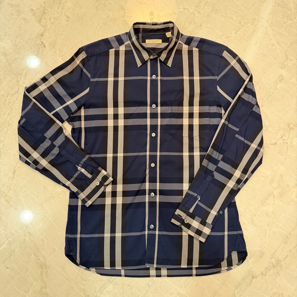 Burberry Men’s Slim Fit Stretch Cotton Shirt